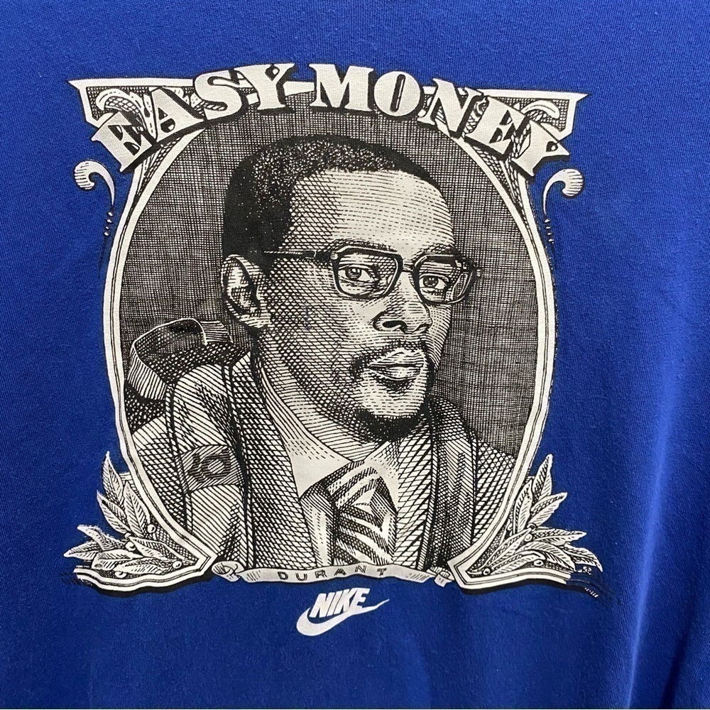Nike Dri-Fit Easy Money Kevin Durant Graphic Tee Boys XL Blue - Picture 4 of 4
